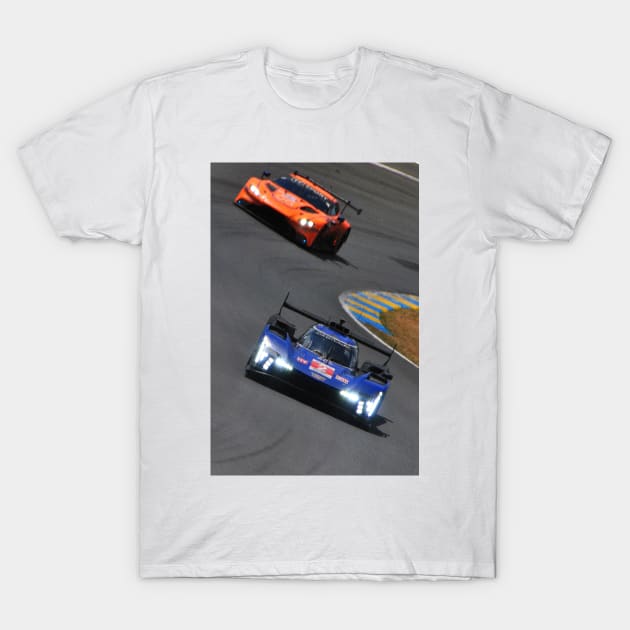 Cadillac V Series R no2 24 Hours of Le Mans 2023 T-Shirt by AndyEvansPhotos